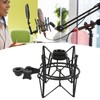 Microphone Shock Mount Clip Mic Anti Vibration Holder for Live