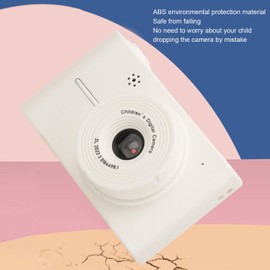 Digital Camera, FHD 40MP 1080P Vedio Camera with 8X Zoom, Autofocus Anti Shake Vlogging Camera, Compact Small Camera for Boys Girls Kids (White)