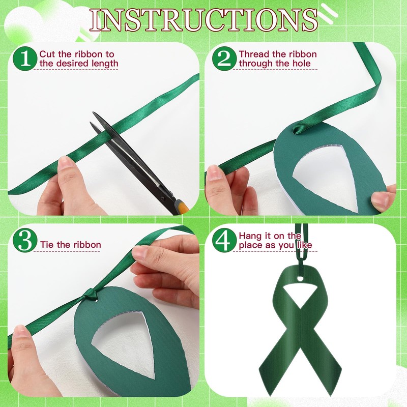 Unittype 18 Pack Large Green Yard Signs Mental Health Awareness