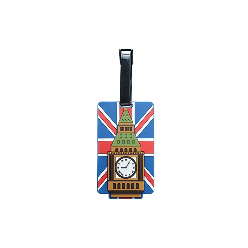 London Union Flag Big Ben PVC Luggage Tag