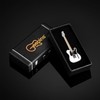 Geepins White Tele Guitar Pin Badge | Miniature Brooch |