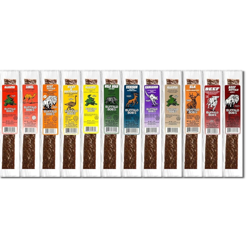 Buffalo Bob's Exotic Game Jerky & Meat Snacks - Best