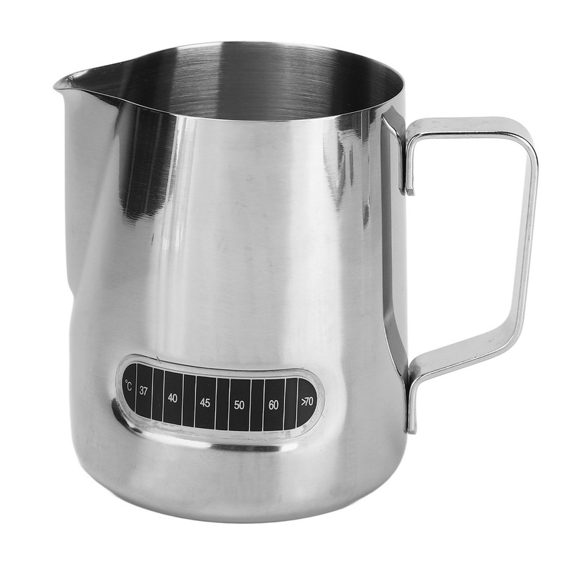 Milk Frother Cup 600ml Short Mouth Spout Milk Frothing Pitcher