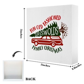 Christmas Vacation Decorations Xmas Vacation Decorations Christmas Holiday Decorations Christmas Holiday Decor Merry Christmas Decorations Merry Xmas Decor 5 x 5 Inches