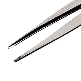 Sonnenschein by Hans Kniebes Pointed Tweezers - Wide Model - 9cm Chip Tweezers - Stainless Steel Slicker Tweezers