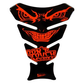 BIKE-label Motorcycle Tank Pad Neon Red Orange Compatible with Honda 502820VA