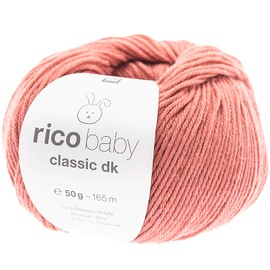 Rico Baby Classic dk #58 Soft Baby Wool for Knitting or Crocheting, 50 g