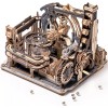 ROKR Marble Run Electric Model Toys Marble Spaceport Wooden 3D