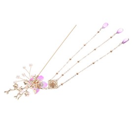 FOMIYES Vintage Hanfu Hair Accessories Pearl Fringe Hairpin Japanese Hair Stick Women's Fashion Hairpin Long Bun Holder