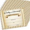 Gold Award Certificates for Kids, 25 Reading Achievement Certificate Awards