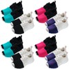 Haysandy 8 Pairs Dance Shoe Covers Over Shoes Socks for
