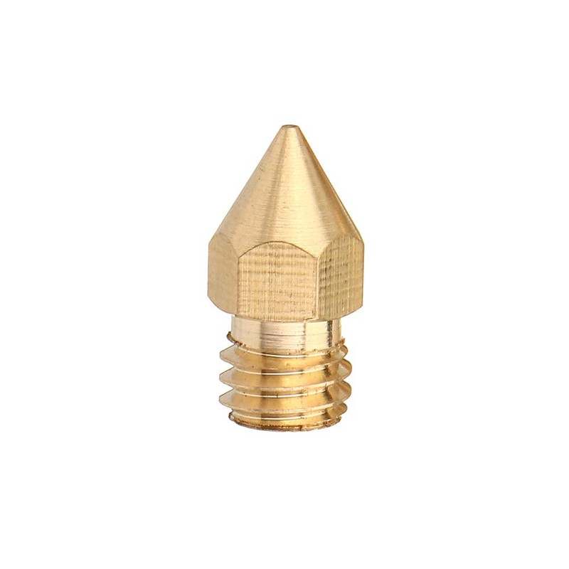 ExcLent 5pcs 1.75 mm/0.1 mm Copper Mk8 Thread Extruder Nozzle