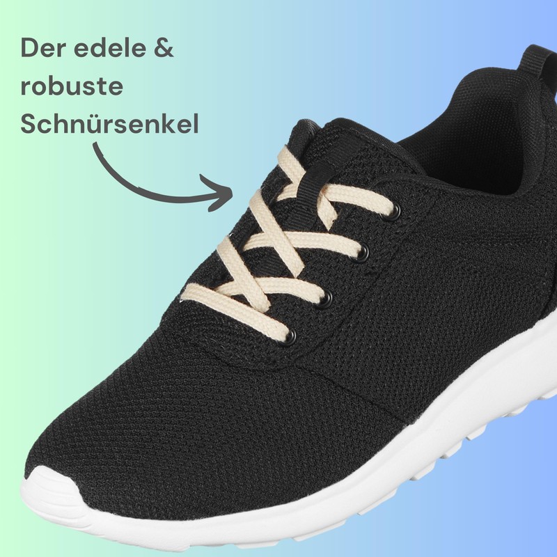 Di Ficchiano flat lace-up made of 100% cotton for trainers