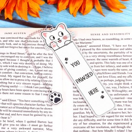 Cat Lover Gifts for Women Cute, Book Accessories, Cat Bookmark, Gag Christmas Gifts for Coworkers, Cat Mom Gifts, Cat Gifts f or Cat Lovers, Girls Stocking Stuffers, Bookish Items