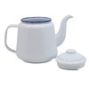 Enamel Teapot with Handle & Lid 14cm, 1.5L Traditional Serving