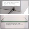 50 Pack Shelf Support Pegs 6mm L-Shaped Clips for Kitchen