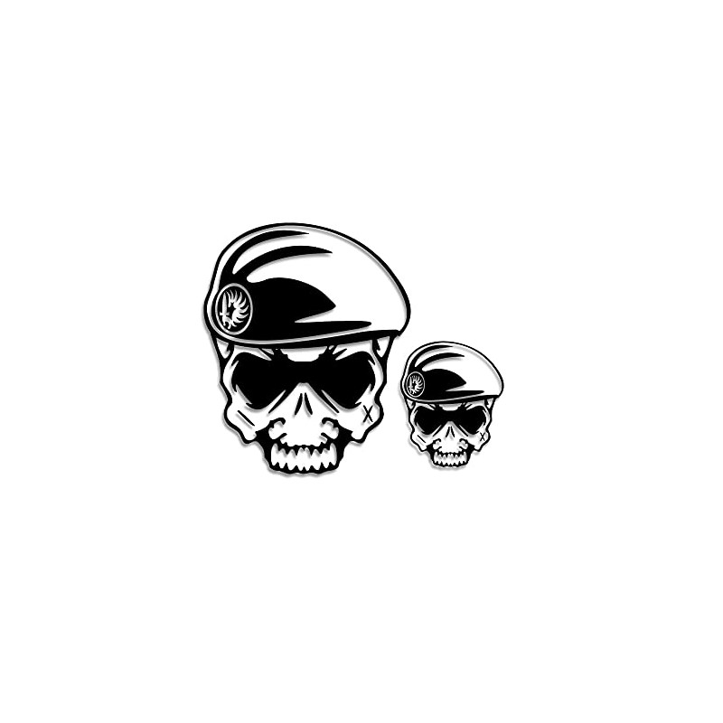 Foreign Legion Skull Sticker Set Légion étrangère Sticker 1 x