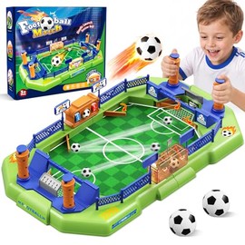 Mini Foosball Table Game for Kids – 2 Player Soccer Board Game with Scoreboard, Portable Tabletop Football Pinball Game for Boys Girls Ages 3-8, Indoor Family Party Birthday Gift Toy