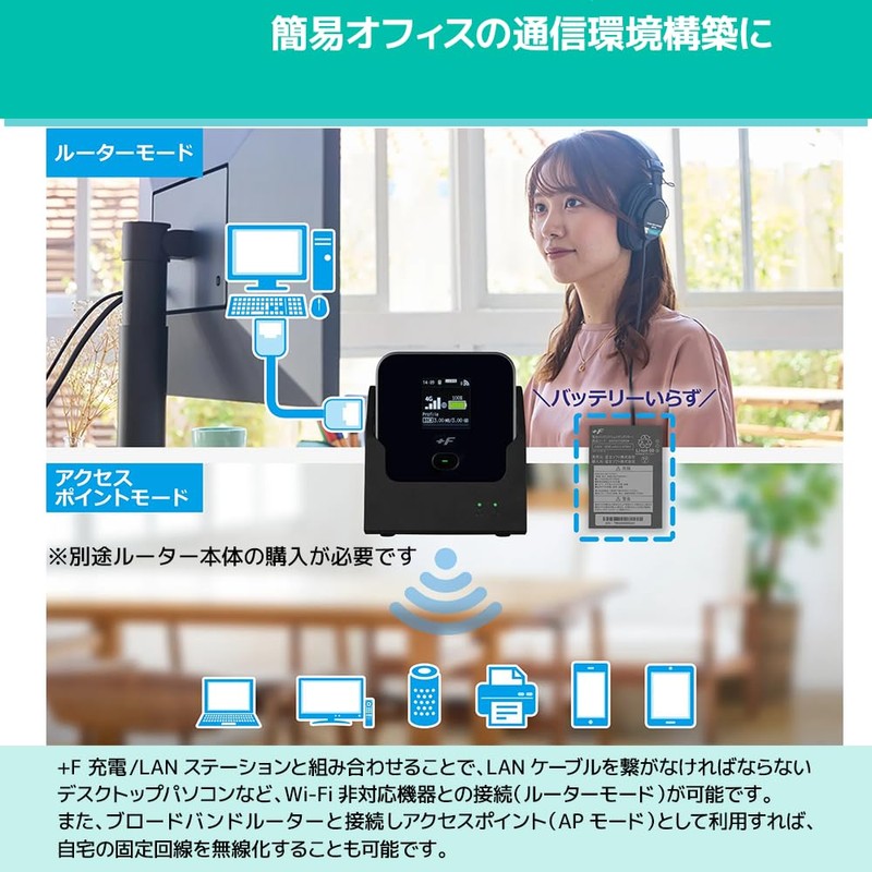 Fujisoft +F Charging/LAN Station (+F FS050W/+F FS045W Compatible Cradle)