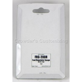 NRG Liquid Filled Fuel Regulator Gauge 100psi Red