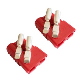 ZEHGCH 120A Battery Connector for 120A 600V Plug, Quick-Connector Disconnector Housing 2-Pole (Red)