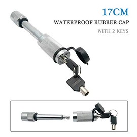 Anhängerschloss Vorhängeschloss Diebstahlsicherung, Anhängerkupplung Pin Lock Zunge, für Wohnwagen Anhänger 4WD Anhängerkupplung 5/8"