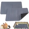 2-Pack 24”x18” Washable Guinea Pig Cage Liner - Reusable &