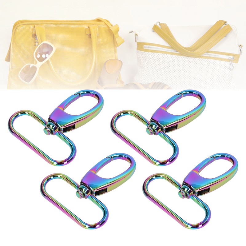 10Pcs Keychain Clasp 38mm Firm Rust Proof Bright Luster Simple
