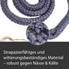 Pferdelinis Horse LEASH, 1.60 m (dark blue), with panic hook