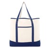 22" Open Top Heavy Duty Deluxe Tote Bag with Outer