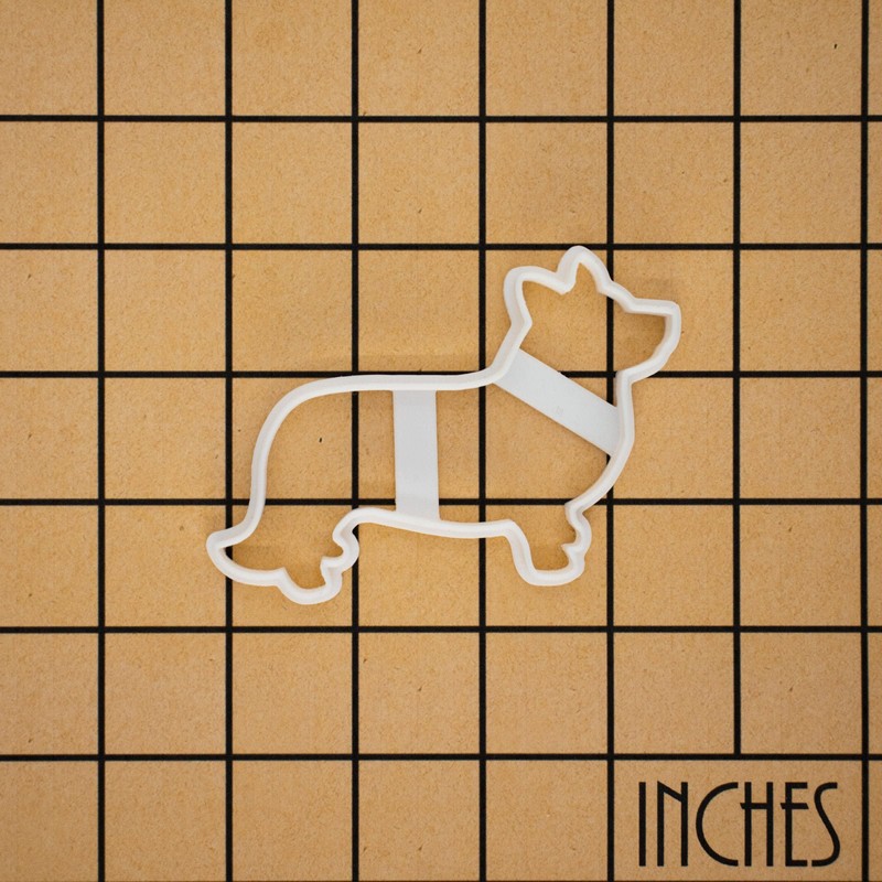 Welsh Corgi Cardigan Silhouette Cookie Cutter, 1 Piece. Bakerlogy