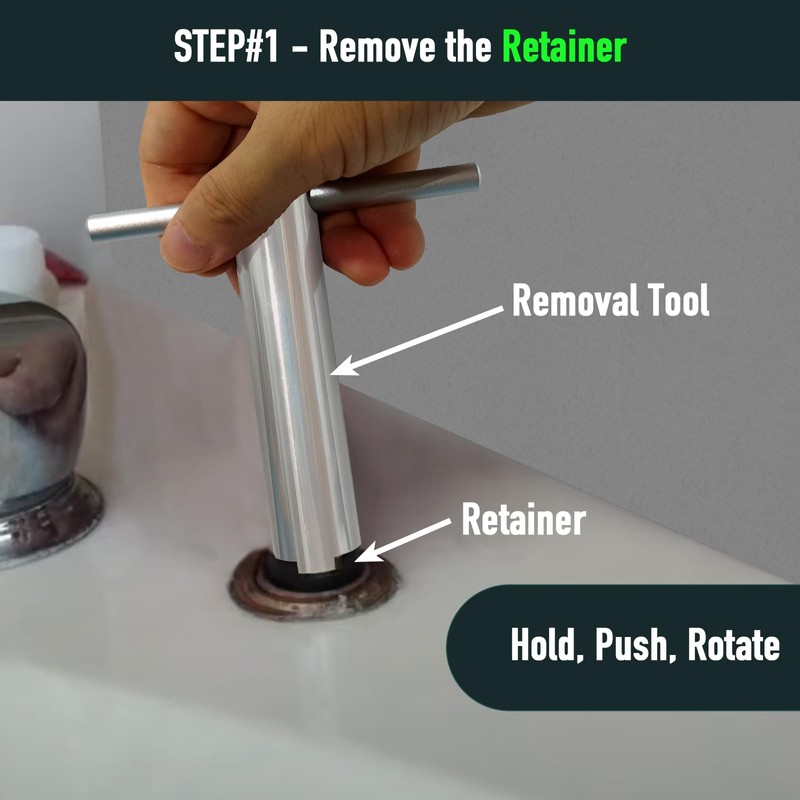 Welvzen Upgraded Retainer Removal Tool & Screw Set for 1224