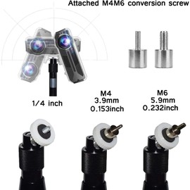 Universal Ceiling Projector Mount Hanger Mini Projector Wall Mount 360° Rotatable Head Projector Ceiling Mount with Length 180mm / 7in Projection for Mini Projector CCTV DVR Camera Black