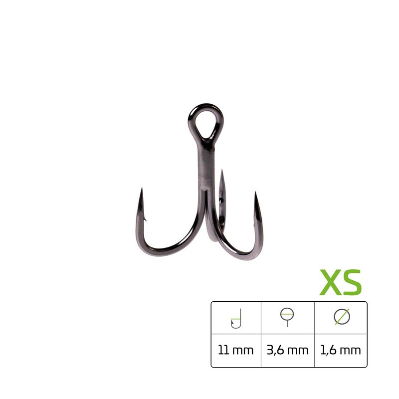 ZECK Stable & Sharp Treble Hook - Pro-Treble - Size
