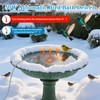 Bird Bath Heater,50W Automatic Birdbath Deicer for Outdoor Birdbaths and