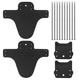 YHT 2 Pack Mountain Bike Fenders, High Compatible Bicycle Mudguard Fits 26", 27.5", 29", Thicken Widen Front and Rear Mud Guard, MTB Fender, Frame Guards, Blackâ¦