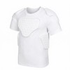 GUOZI Youth Football Padded Compression Shirt with 6-Pad