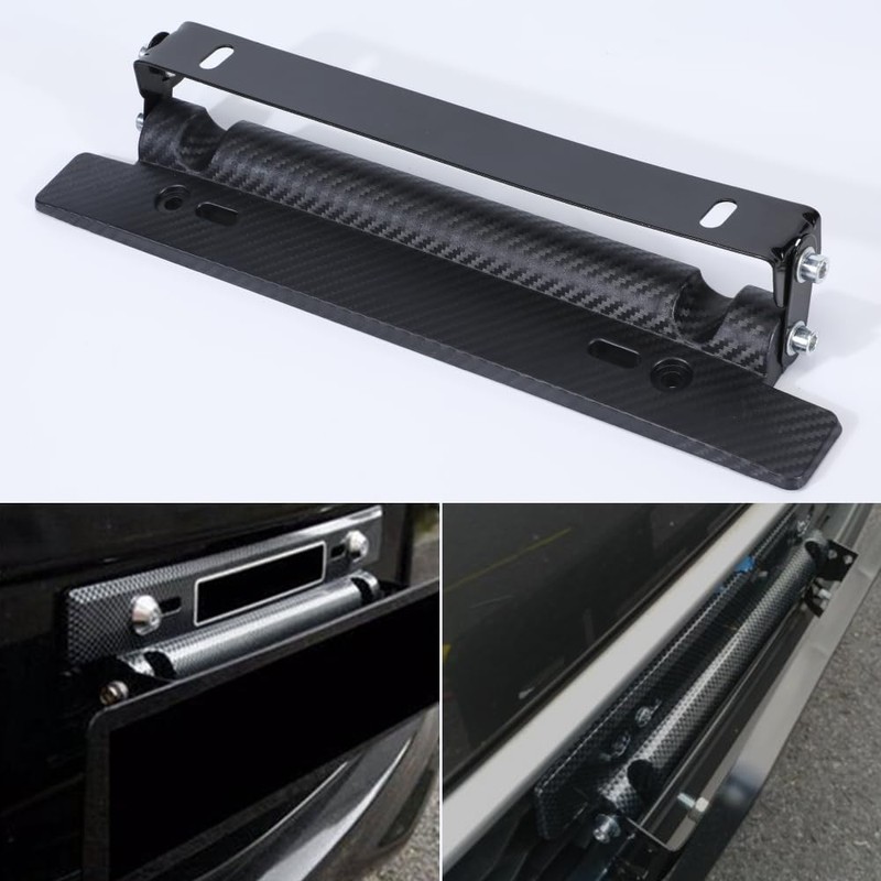 JY Sdyl Universal Flip-Up Front License Plate Frame Bracket Holder