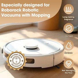 Floor Cleaning Solution, 2-Pack 16.23oz, Eco-Safe, Compatible with All Roborock Mopping Robots (S7, S8, Qrevo, Q7, Q8 series), Pet & Kid Friendly, Stain-Busting & Fresh-Scented (Original)