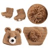 3Pcs Cute Bear Newborns Photography Costume Soft and Warm Knitting