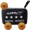 MAPOL 2 Pack of 4 Star Professional Ping Pong Paddle