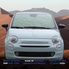 Windshield Sunshade Compatible with Fiat 500 2010-2024 ，Front Window Sun