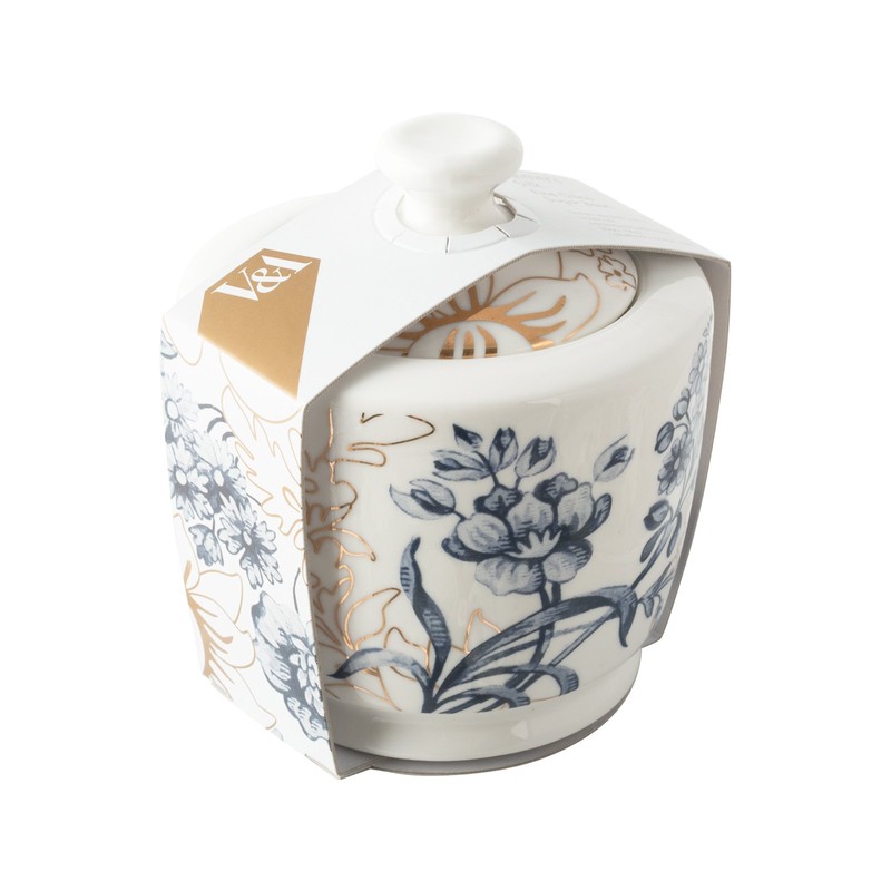 V&A “Palmer’s Silk” Fine China Sugar Bowl by Creative Tops,