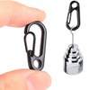 Jrzyhi 15pcs Mini Carabiner Buckle Spring Backpack Clasps Spring Carabiner