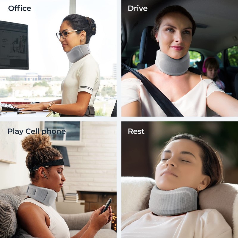 Neck Brace -Foam Cervical Collar - Soft Neck Support Relieves