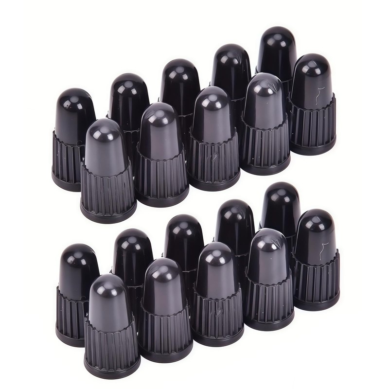 TANSAR Pack of 20 Bicycle Presta Valve Caps, Valve Caps,