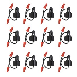 Low Voltage Cable Connector Fast Lock Twist with Electrical Wire connectors Screw terminals Cap for Outdoor Landscape Lighting Floodlight Pathway Lights (12 PCS)