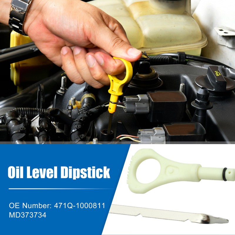 uxcell Engine Oil Level Indicator Dipstick for Mitsubishi Lancer 2002-2014