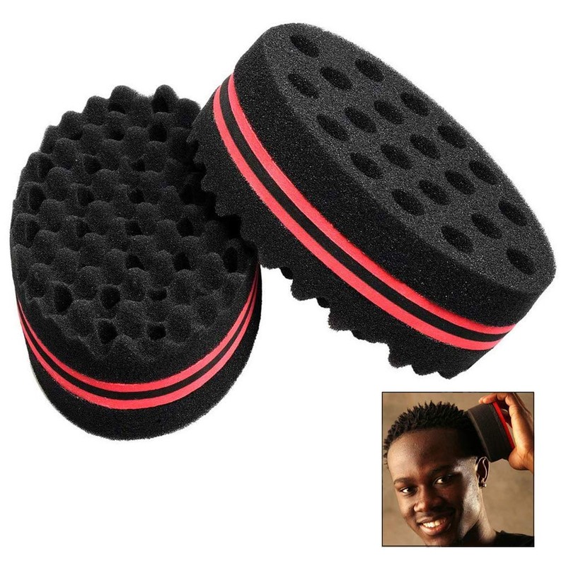 LHKJ 2 Pcs Professional Hairstyling Sponge Hair Brush Magic Hairbrush