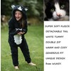 Onesie for Boys or Girls Fluffy Black White Cat with